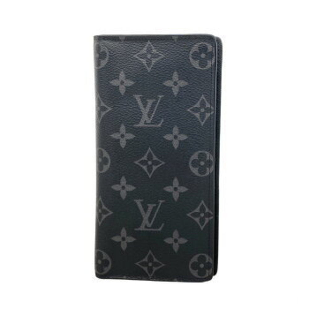 Louis Vuitton Long Wallet Monogram Eclipse Black … - image 1